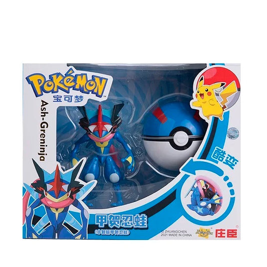 Figurka Pokemon Ash-Greninja + Pokeball