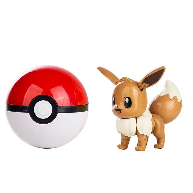 Figurka Pokemon Eevee + Pokeball