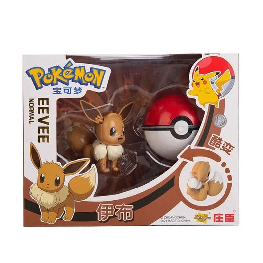 Figurka Pokemon Eevee + Pokeball